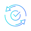 checked cycle icon